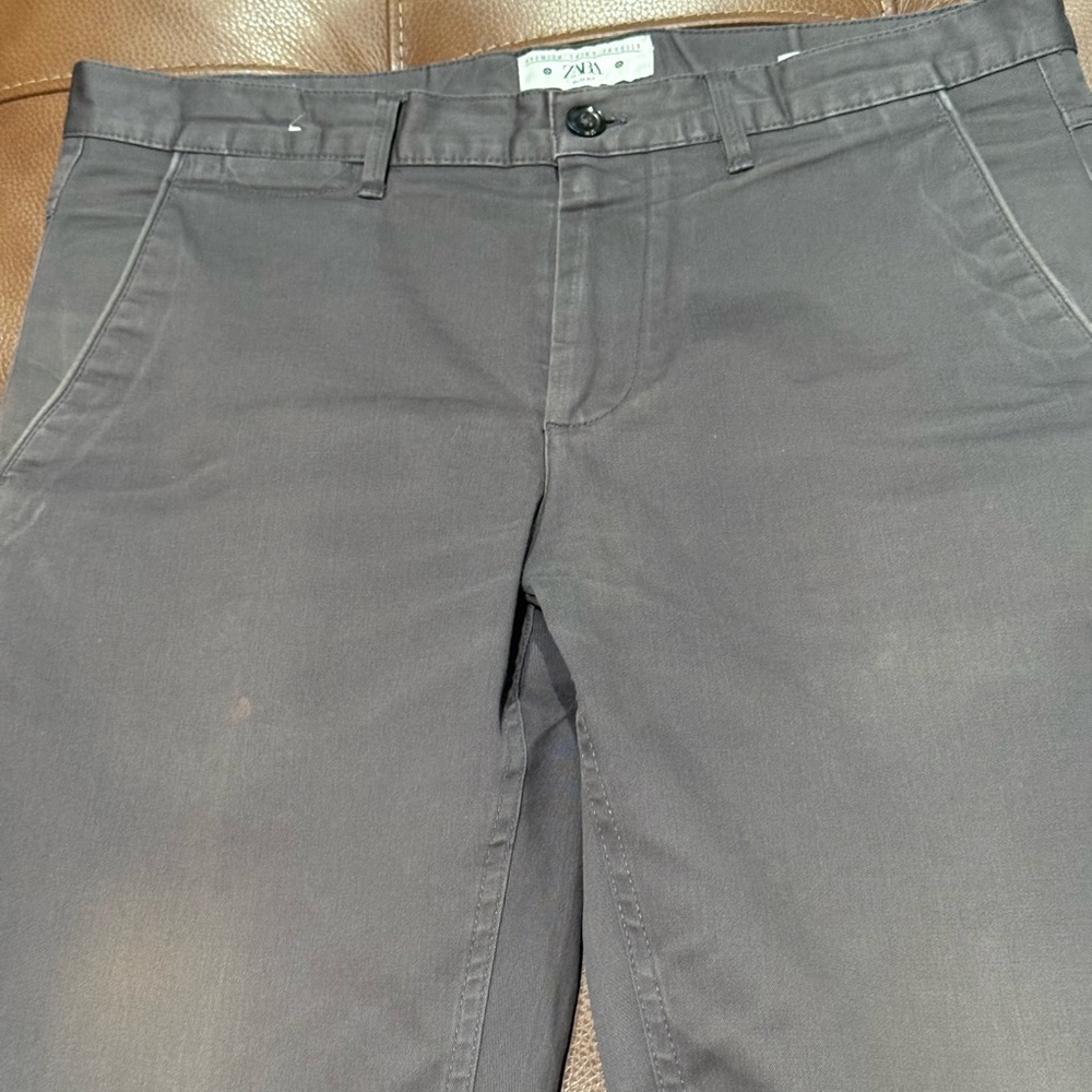 Zara Men's Charcoal Chinos